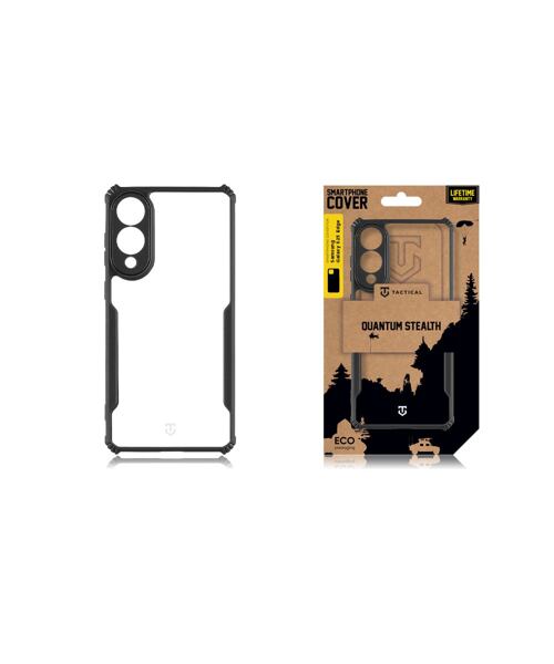 Tactical Quantum Stealth Kryt pro Samsung Galaxy S25 Edge Clear/Black