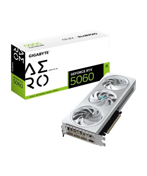 GIGABYTE GeForce RTX 5060 AERO/OC/8GB/GDDR7