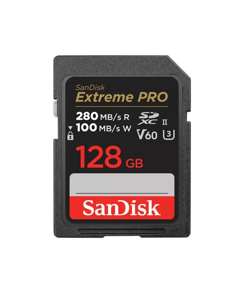 SanDisk Extreme PRO 128GB 280MB/s V60 UHS-II