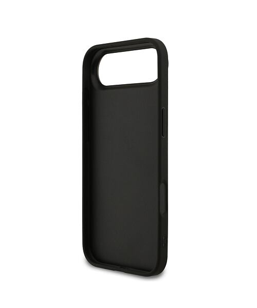 Guess PU Fixed Glitter 4G Metal Logo Zadní Kryt pro iPhone Air Black