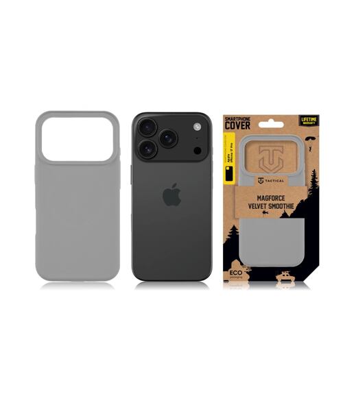 Tactical MagForce Velvet Smoothie Kryt pro Apple iPhone 17 Pro Foggy
