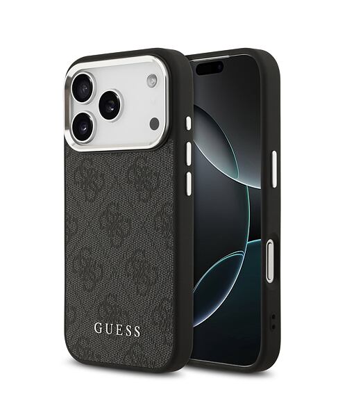 Guess 4G MagSafe Zadní Kryt pro iPhone 17 Pro Black