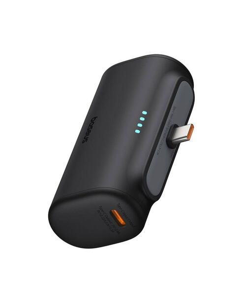 Baseus Compact 20W Fast Charge USB-C Powerbanka 5000mAh Cluster Black
