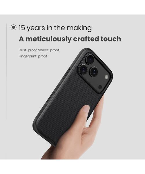 Nillkin Super Frosted PRO Magnetic Zadní Kryt pro Apple iPhone 17 Pro Max Black