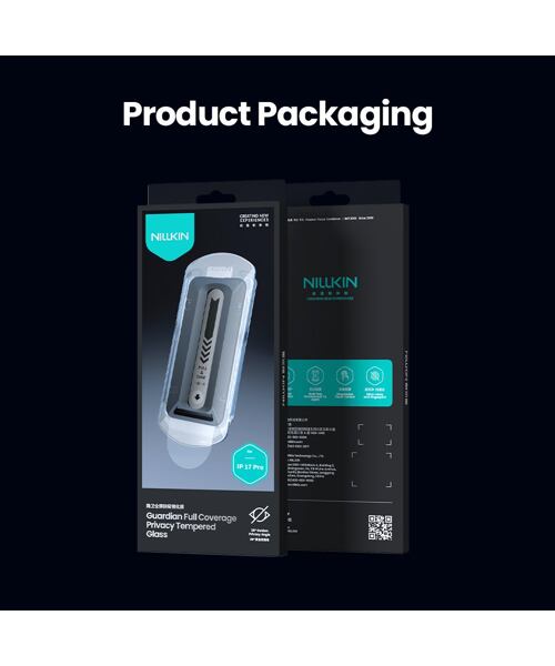 Nillkin Tvrzené Sklo 0.25mm Guardian 2.5D pro Apple iPhone 17 Pro Black (s aplikátorem)