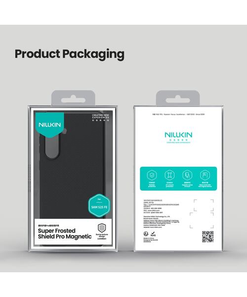 Nillkin Super Frosted PRO Magnetic Zadní Kryt pro Samsung Galaxy S25 FE Black