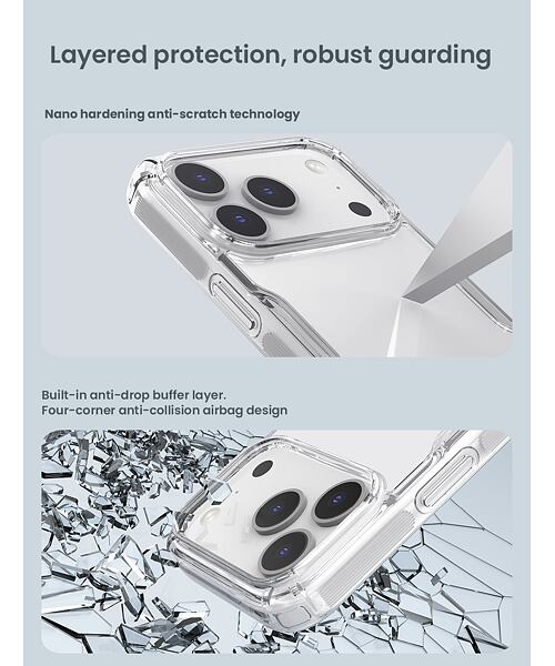 Nillkin Nature TPU PRO Kryt pro Apple iPhone 17 Pro Transparent