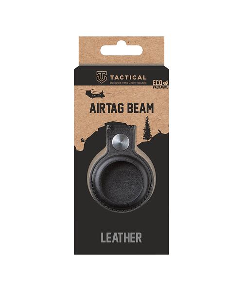 Tactical Airtag Beam Leather Black