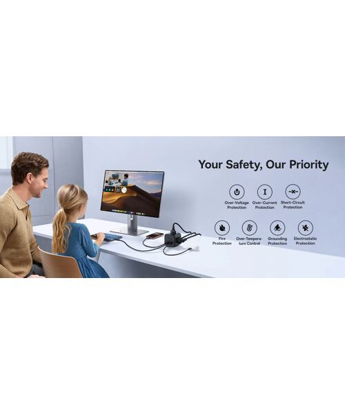 Baseus EnerFill FA11 6v1 Napájecí Kostka 67W Cosmic Black