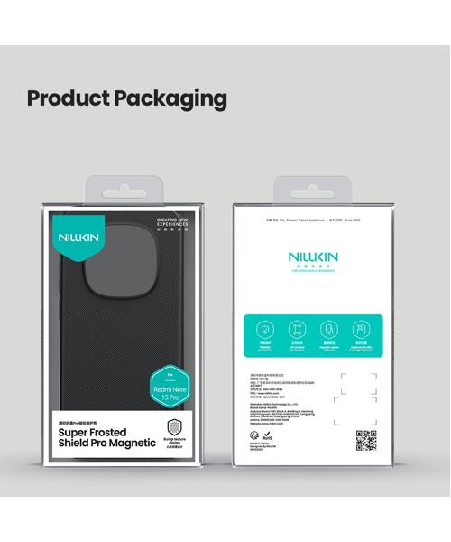 Nillkin Super Frosted PRO Magnetic Zadní Kryt pro Xiaomi Redmi Note 15 Pro 5G Black