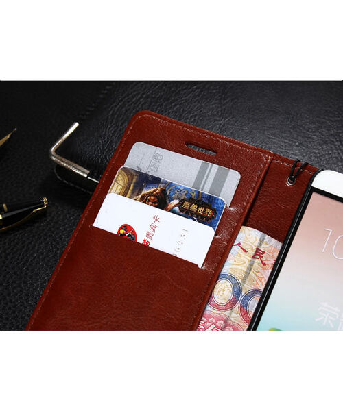 Kožený flipcase pro Xiaomi Redmi Note 5 (OEM)