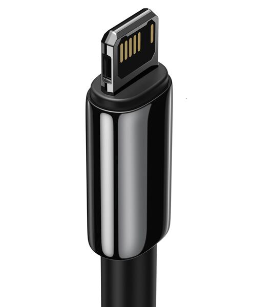 Baseus CALWJ-01 Tungsten Gold Kabel Lightning 2.4A 1m Black