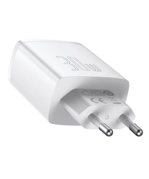 Baseus CCXJ-E02 Compact Quick Nabíječka USB-C 30W White