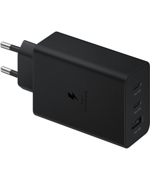 EP-T6530NBE Samsung Trio (2xUSB-C,1xUSB-A) 65W Cestovní nabíječka Black