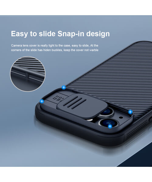 Nillkin CamShield PRO Magnetic Zadní Kryt pro Apple iPhone 14 Plus Black