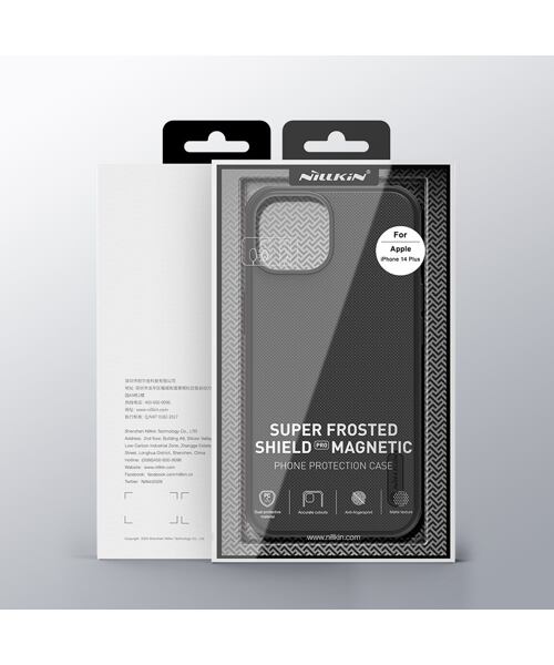 Nillkin Super Frosted PRO Magnetic Zadní Kryt pro Apple iPhone 14 Plus Black