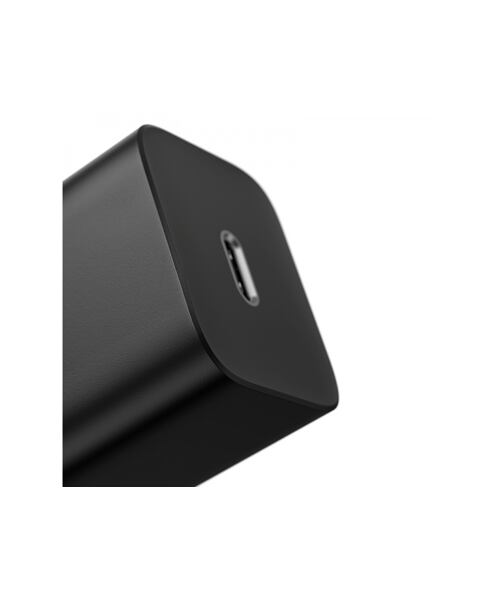 Baseus rychlonabíječka do sítě Super Si USB-C PD QC 20W černá s kabelem USB-C/Lightning 1m