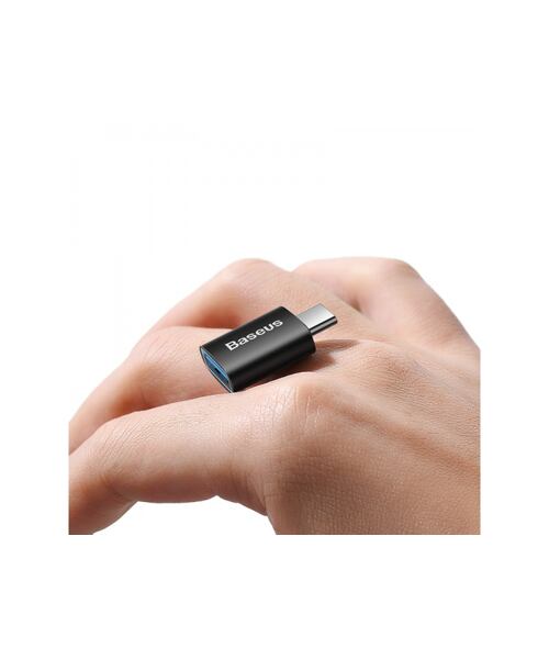 Baseus ZJJQ000001 Ingenuity Mini OTG Adaptér z USB-A na USB-C Black