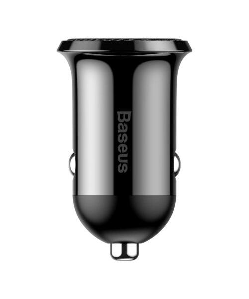 Baseus CCALLP-01 Grain Pro Nabíječka do Auta 2xUSB 4.8A Black