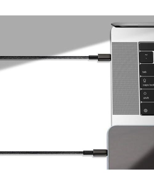 Baseus CATLWJ-01 Tungsten Gold Fast Charge Kabel USB-C to Lightning 20W 1m Black