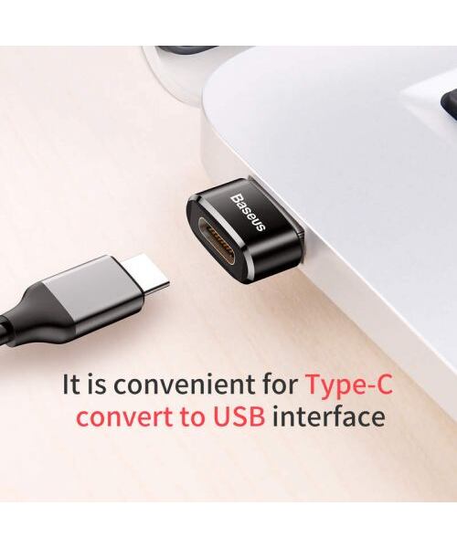 Baseus Adaptér z USB-C na USB-A Black