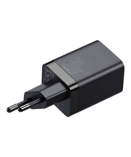 Baseus CCSUPP-E01 Super Si Quick Nabíječka USB + USB-C 30W Black
