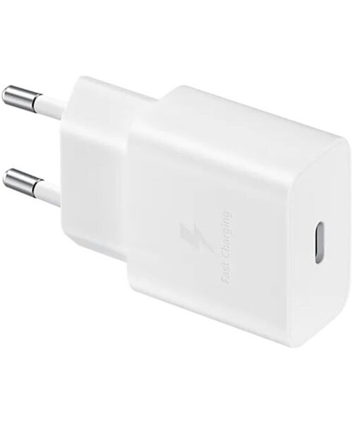 EP-T1510XWE Samsung USB-C 15W Cestovní nabíječka + USB-C Datový Kabel White