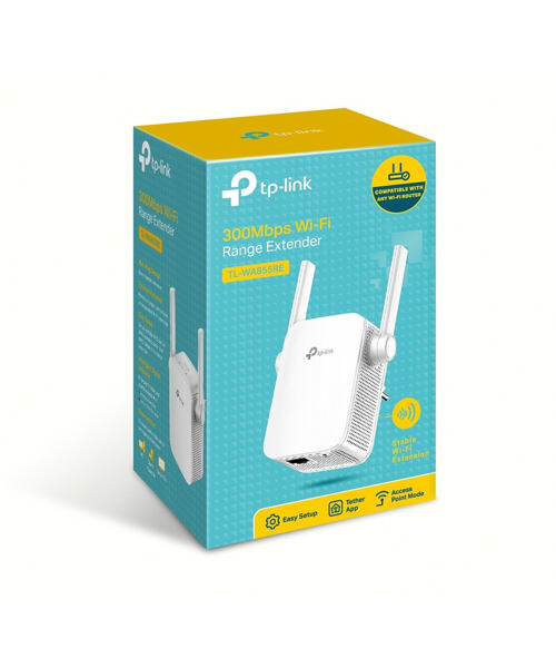 TP-Link TL-WA855RE 300Mbps Wifi N Range Extender/AP, 1x10/100 RJ45, power schedule