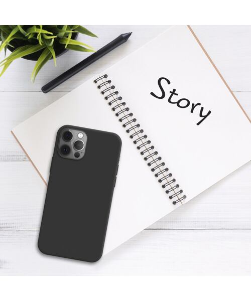 Zadní pogumovaný kryt FIXED Story pro Xiaomi Redmi 12C, černý