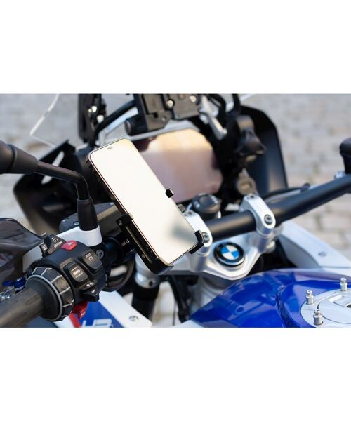 Hliníkový držák mobilního telefonu na kolo FIXED Bikee ALU 2 s otočnou hlavou, černý