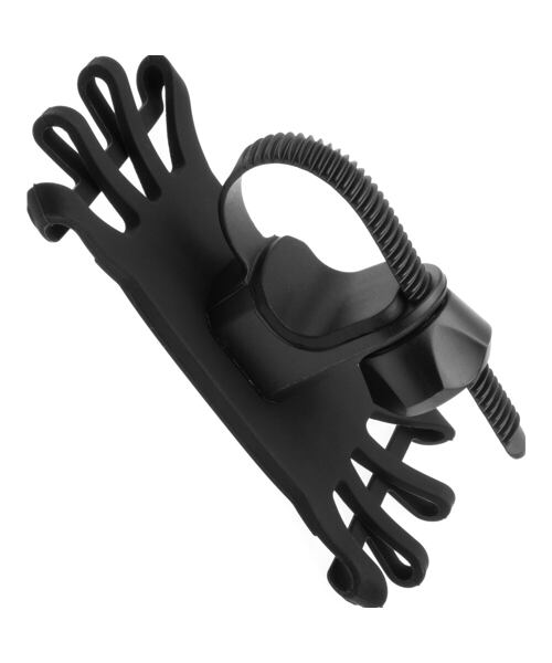 Silikonový držák mobilního telefonu na kolo FIXED Bikee, černý