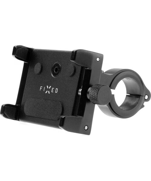 Hliníkový držák mobilního telefonu na kolo FIXED Bikee ALU, černý