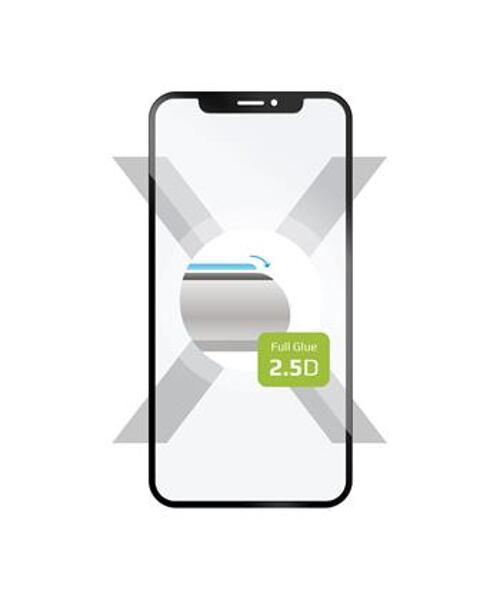 FIXED Full Cover 2,5D Tempered Glass for Samsung Galaxy M32, black