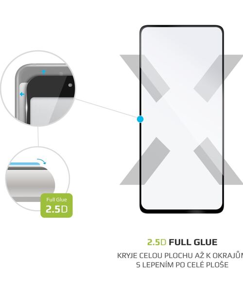 Ochranné tvrzené sklo FIXED Full-Cover pro Samsung Galaxy A53 5G, černé