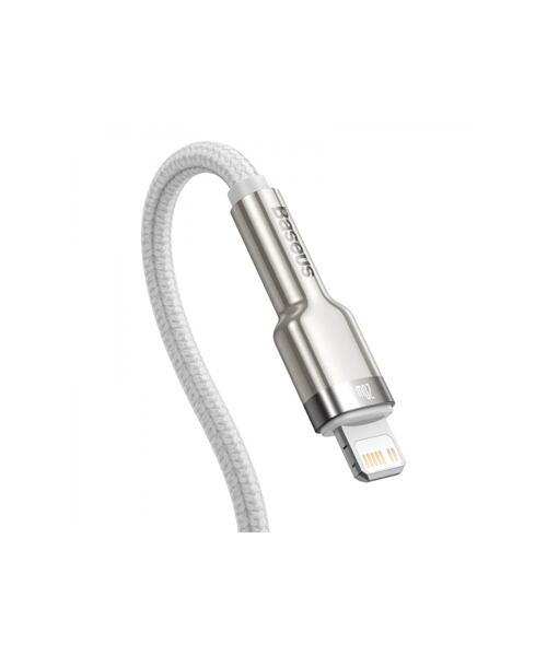 Baseus Datový kabel Cafule USB-C/Lightning PD 20W 2m bílý