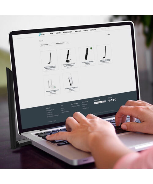 TP-Link Archer T3U Plus AC1300 USB 3.0 Wifi Adapter, high gain antenna