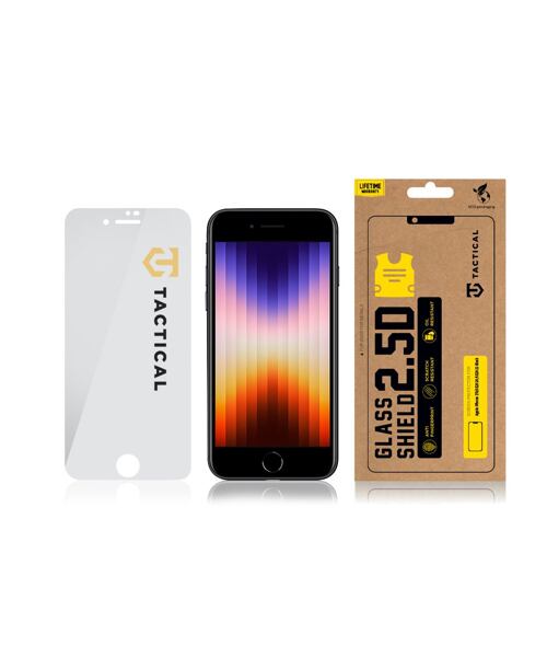 Tactical Glass Shield 2.5D sklo pro Apple iPhone 7/8/SE2020/SE2022 Clear