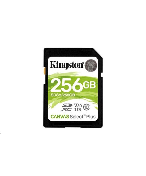 Kingston Canvas Select Plus U3/SDXC/256GB/UHS-I U3 / Class 10
