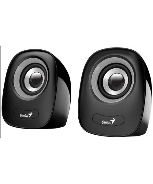 GENIUS repro SP-Q160 Iron Grey, 2.0, 6W, USB napájení, 3,5" jack, černo-šedé