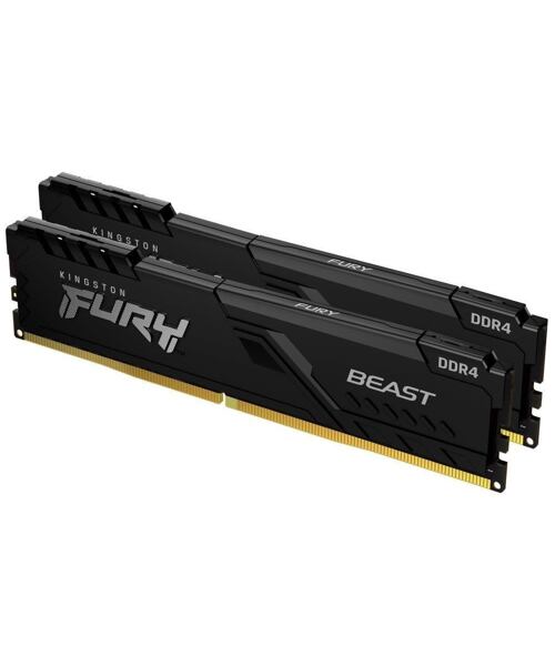 Kingston FURY Beast/DDR4/64GB/3200MHz/CL16/2x32GB/Black