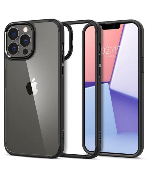 Ochranný kryt Spigen Crystal Hybrid pro iPhone 13 Pro černý