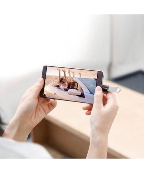 Baseus CATOTG-01 Adaptér z USB-A na USB-C Black