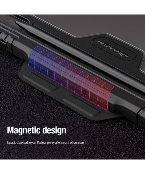 Nillkin Bumper PRO Protective Stand Case Multi-angle pro Samsung Galaxy Tab S9 Ultra/S10 Ultra Black
