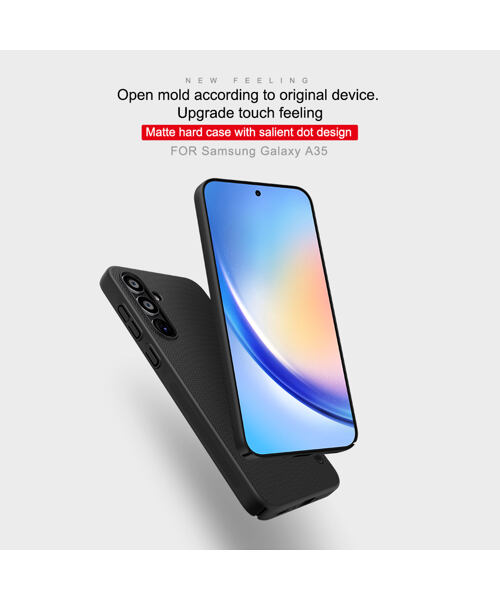 Nillkin Super Frosted Zadní Kryt pro Samsung Galaxy A35 5G Black