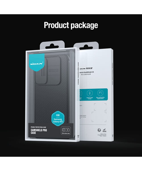 Nillkin CamShield PRO Magnetic Zadní Kryt pro Samsung Galaxy A55 5G Black