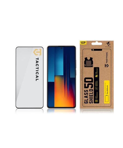 Tactical Glass Shield 5D sklo pro Poco M6 Pro Black