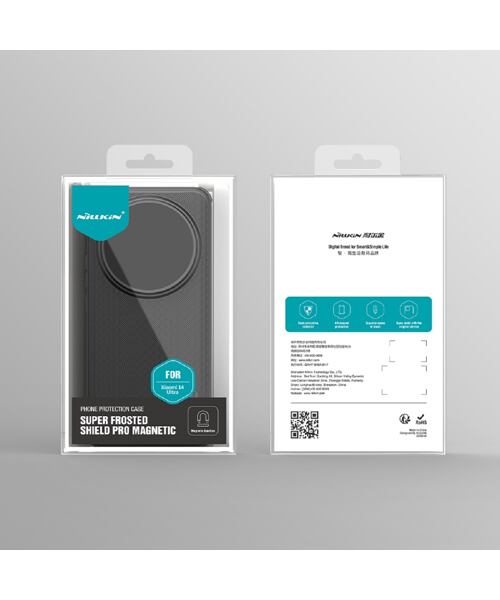 Nillkin Super Frosted PRO Magnetic Zadní Kryt pro Xiaomi 14 Ultra Black