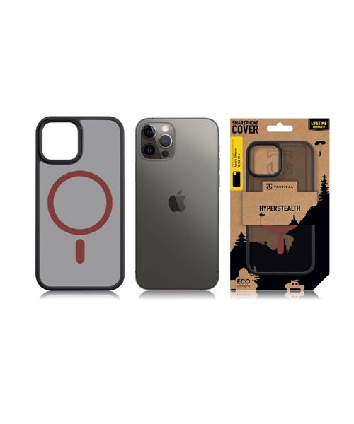 Tactical MagForce Hyperstealth 2.0 Kryt pro Apple iPhone 12/12 Pro Black/Red