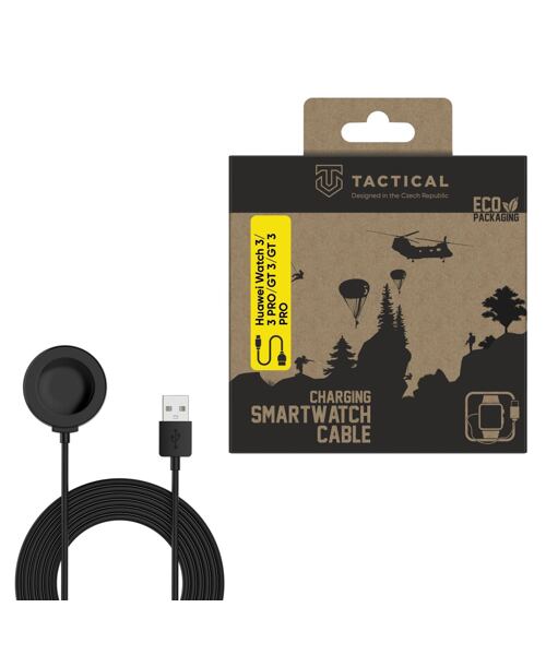 Tactical USB Nabíjecí Kabel pro Huawei Watch 3/3 PRO/GT 3/GT 3 PRO