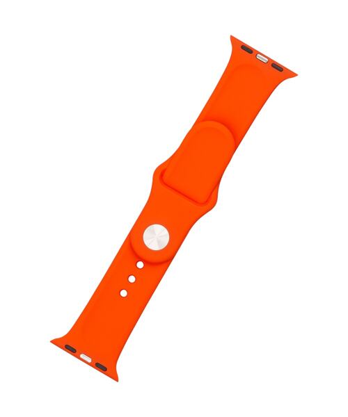 Set silikonových řemínků FIXED Silicone Strap pro Apple Watch 38/40/41mm, meruňkový